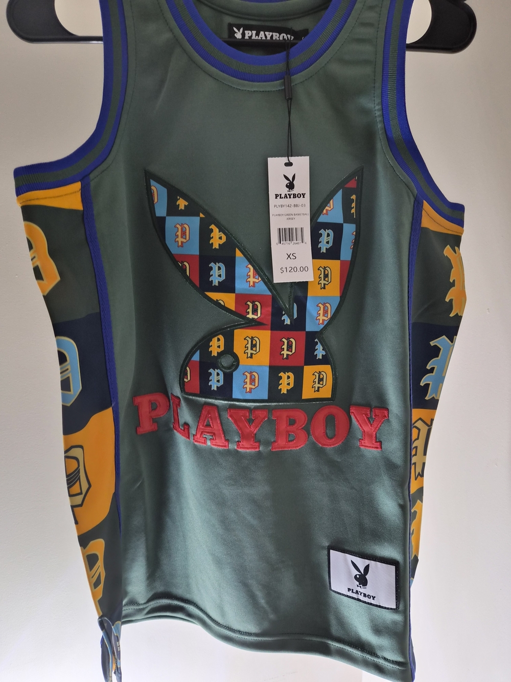 Playboy Multicolor Logo Basketball Jersey